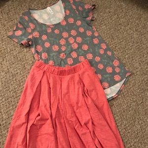 Lularoe Madison and Classic tee outfit (worn once)